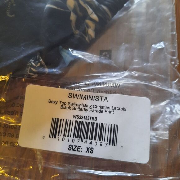 CHRISTIAN LACROIX X SWIMINISTA Swim Top SEASIDE SOIREE - Picture 7 of 9